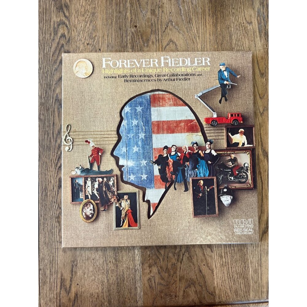 Forever Fiedler Vinyl Record Set Boston Pops Orchestra CRL3-3559-3-C